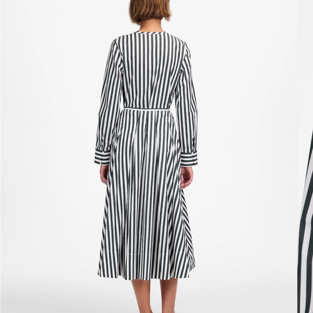 Madewell tie-waist  Midi shirt dress Size 4 - Picture 4 of 12
